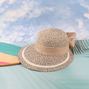 New Product Womens Straw Hats UV Protection Beach Hats