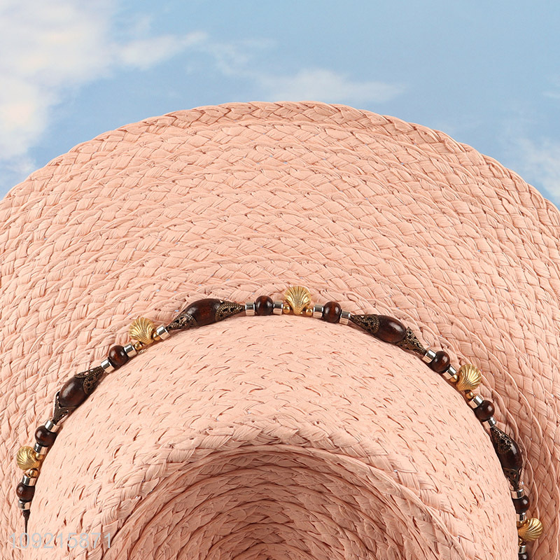 Factory Price Summer Beach Straw Hats Sunhats for Women