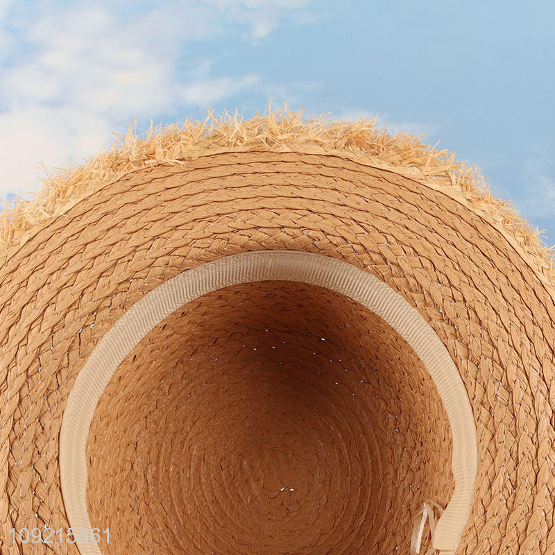 High Quality Summer Wide Brim Sun Straw Hats for Women