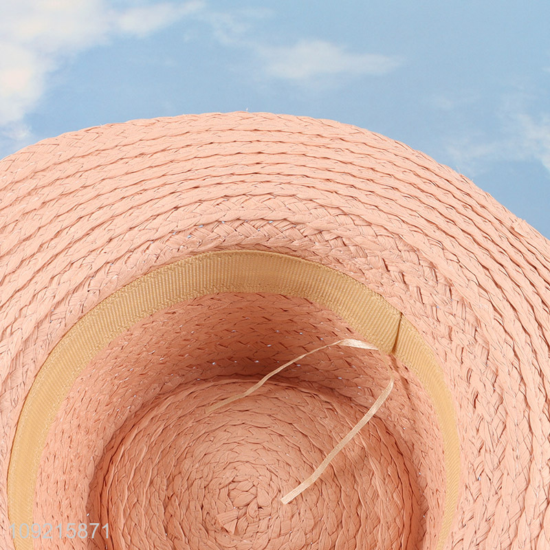 Factory Price Summer Beach Straw Hats Sunhats for Women