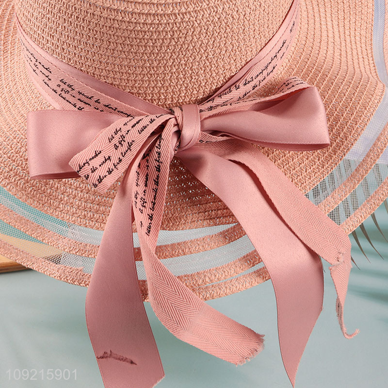 Online Wholesale Womens Wide Brim Straw Hats Beach Straw Hats