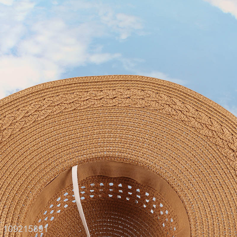 Factory Supply Straw Hats Wide Brim Beach Hats for Women
