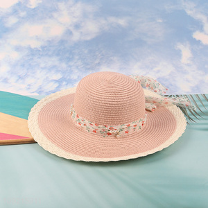 Good Quality Womens Straw Hats UV Protection Beach Hats