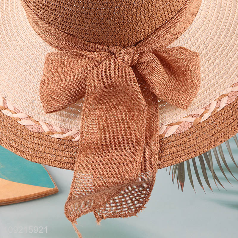 New Arrival Summer Wide Brim Sun Straw Hats for Women