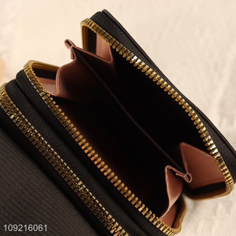 Top products simple style black fashion shoulder bag for ladies