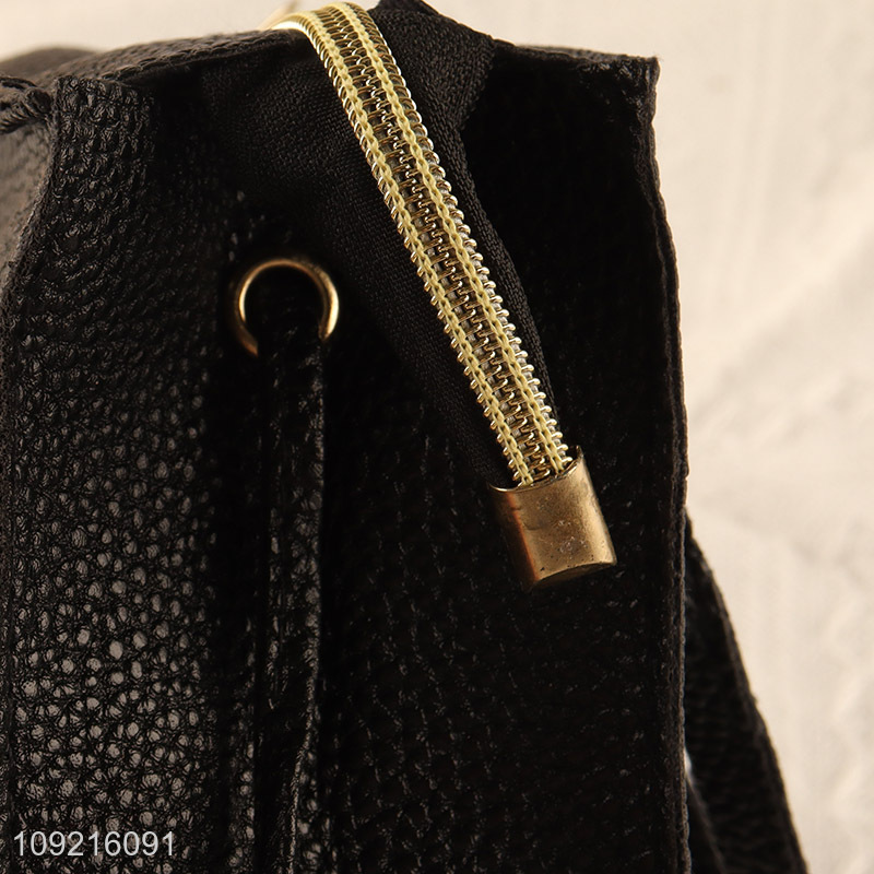 Low price fashion pu leather ladies waterproof shoulder bag