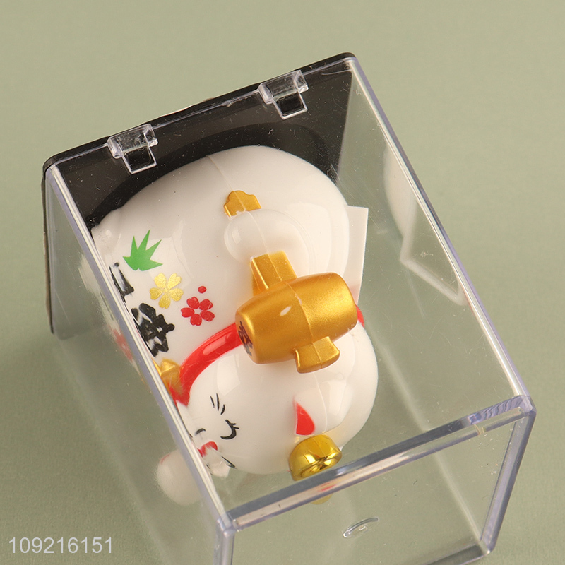Good selling decorative solar power waving hand cat lucky cat wholesale