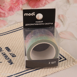 Popular products 2pcs decorative scrapbooking school stationery adhesive tape