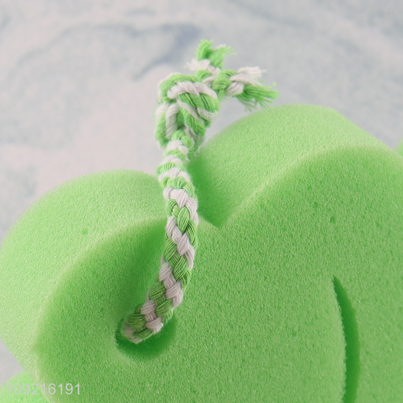 China products frog shape bath sponge shower sponge for sale