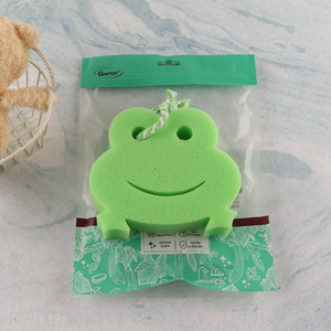 China products frog shape bath sponge shower sponge for sale