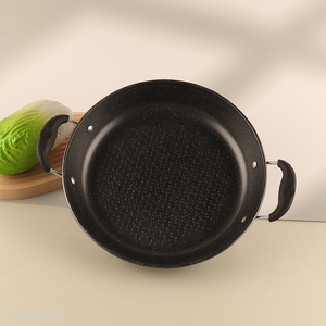 Low price non-stick round 26cm kitchen cookware frying pan with handle