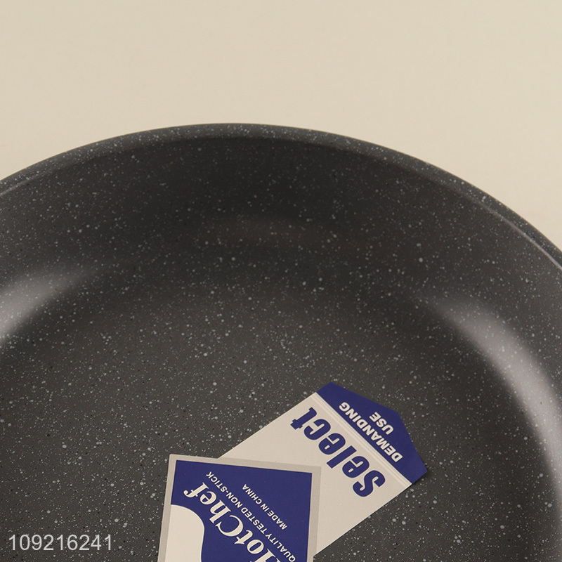 Good selling round 24cm home kitchen cookware frying pan wholesale