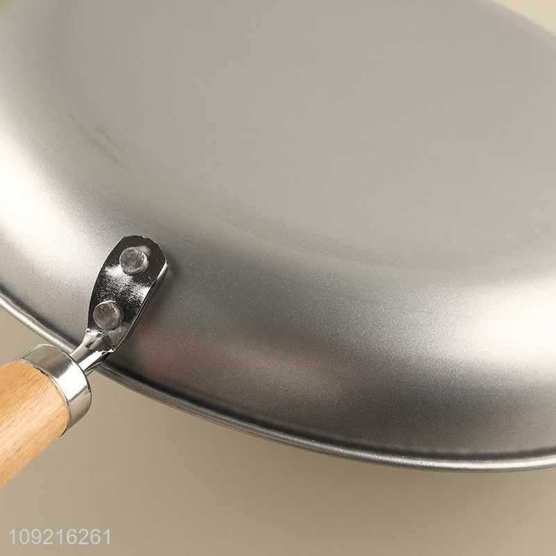 Hot products non-stick 28cm kitchen cookware frying pan with wooden handle