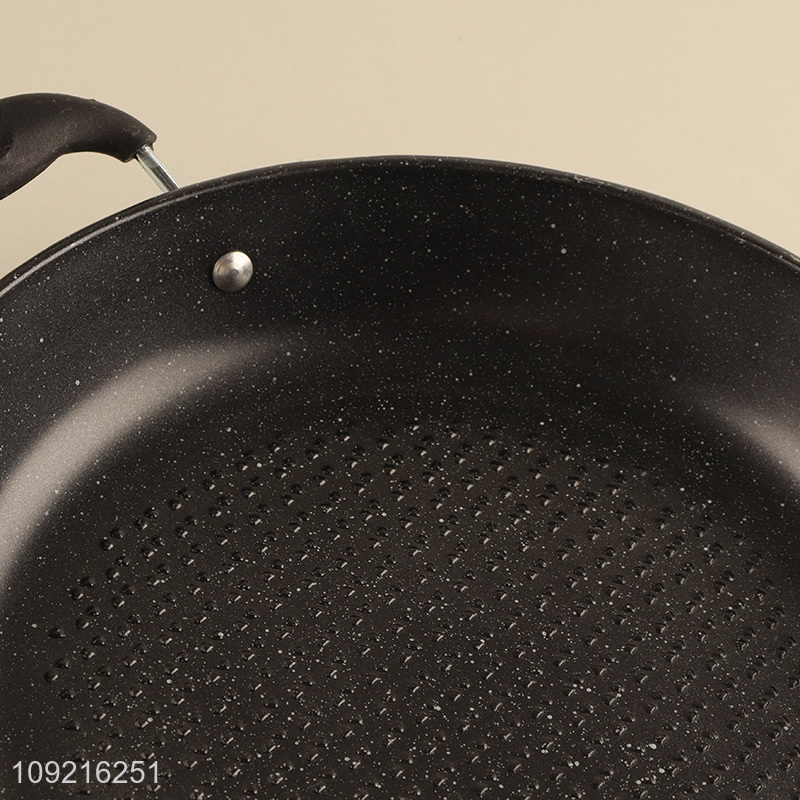 Low price non-stick round 26cm kitchen cookware frying pan with handle