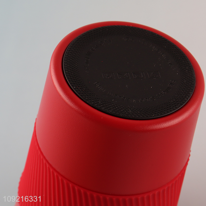 Factory price red 380ml stainless steel insulated vacuum cup for sale