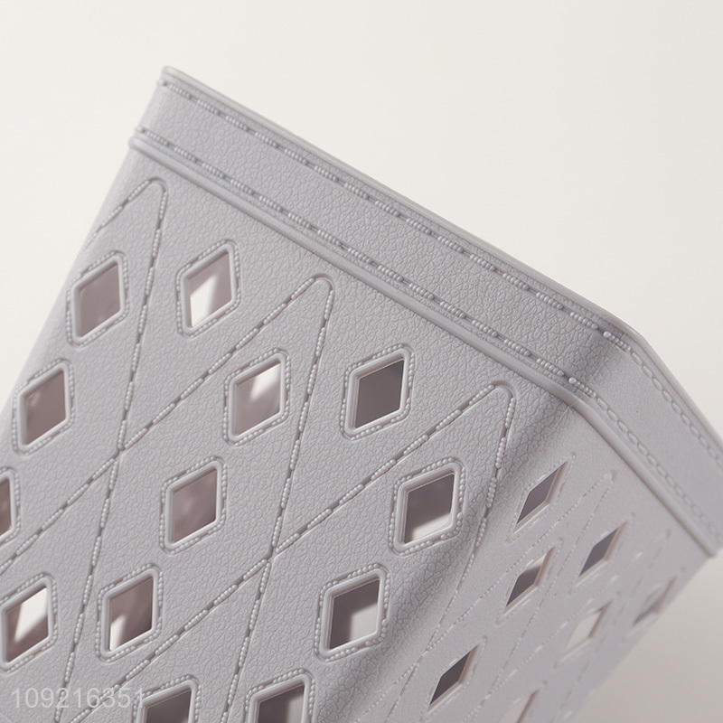 Hot items school office desktop hollow storage basket for sale