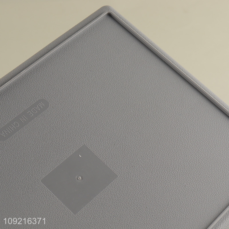 Factory supply rectangle multicolor pp hollow storage basket with handle