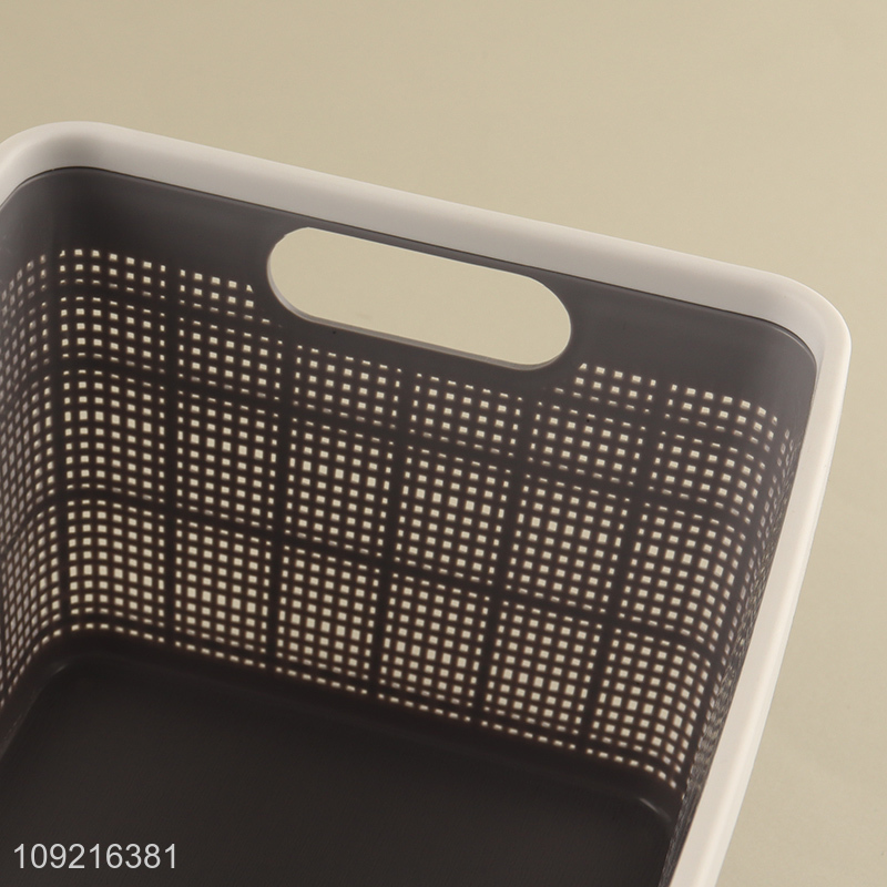 Hot selling multicolor pp hollow storage basket toys storage container