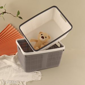 Hot selling multicolor pp hollow storage basket toys storage container