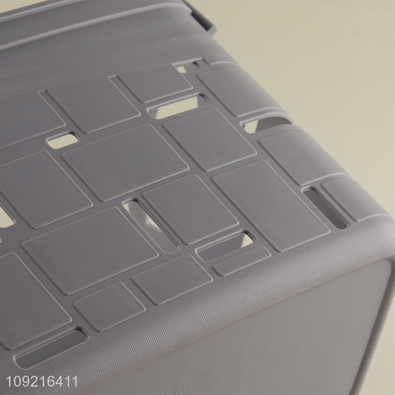 Best quality large capacity pp hollow storage basket with handle