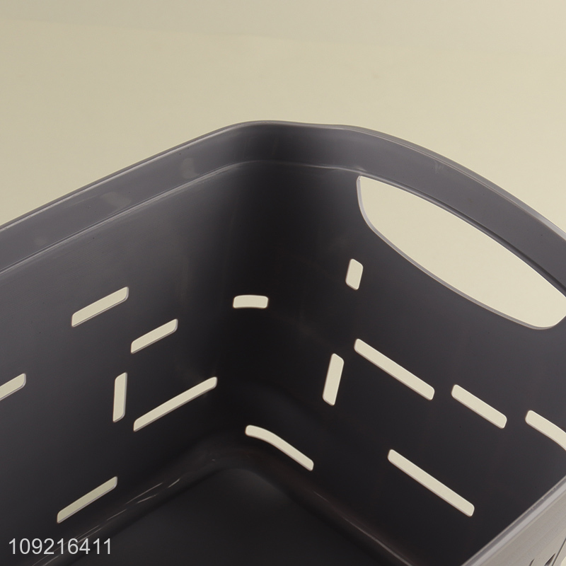 Best quality large capacity pp hollow storage basket with handle