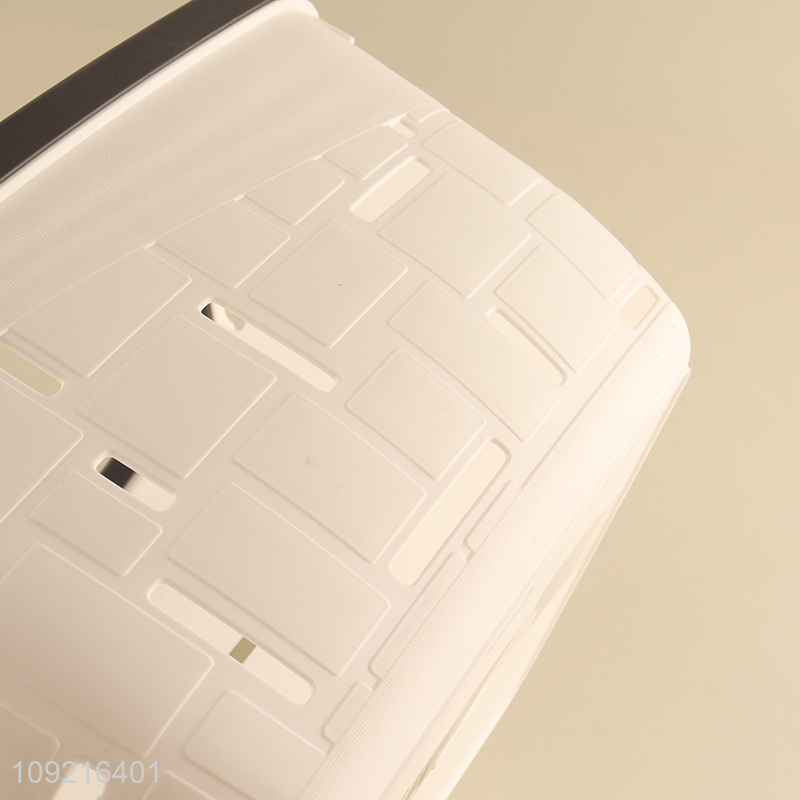 Good selling home pp hollow storage basket with handle
