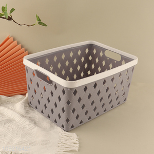 Good price household pp hollow storage basket toys sundries storage basket
