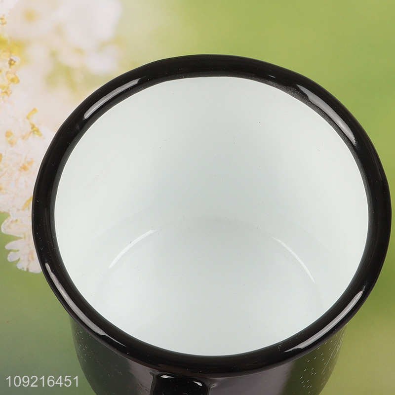 New Arrival Enamel Coffee Mug Enamel Camping Mug with Handle