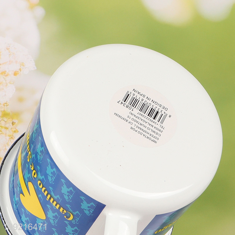 Wholesale Enamel Coffee Mug Enamel Drinking Cup for Indoor Outdoor