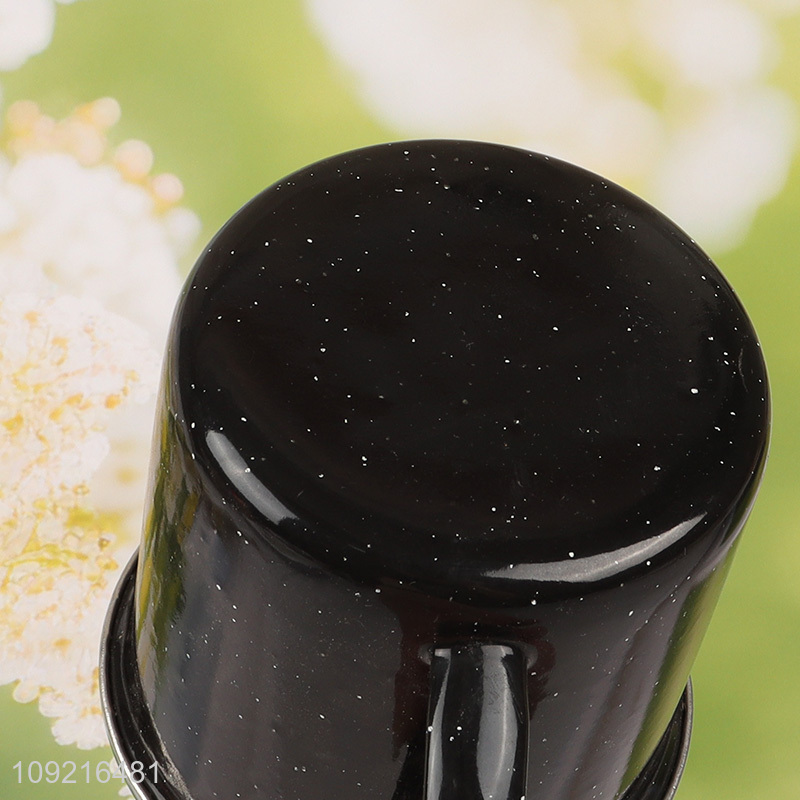 Hot Selling Portable Enamel Coffee Tea Mug Enamel Drinking Cup