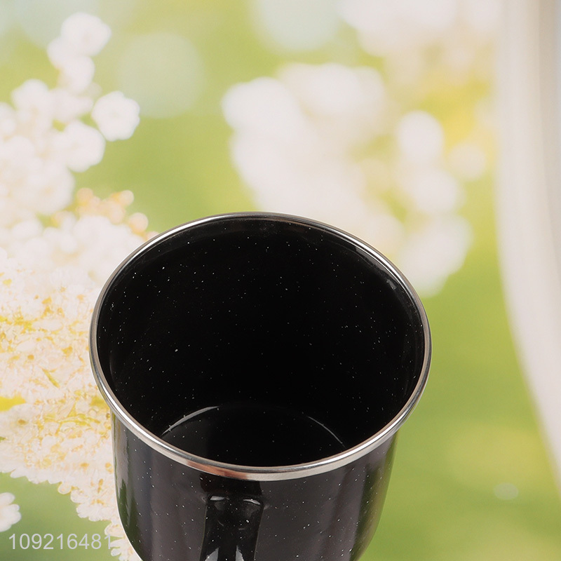 Hot Selling Portable Enamel Coffee Tea Mug Enamel Drinking Cup