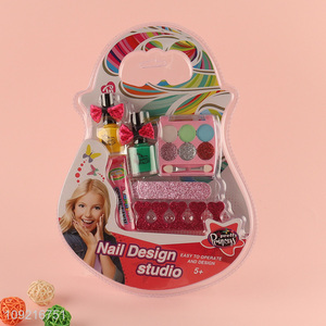Low price children non-toxic pretend play toys nail art toys for sale