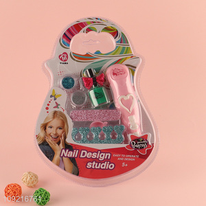 Popular products children pretend play toys nail decoration toys set