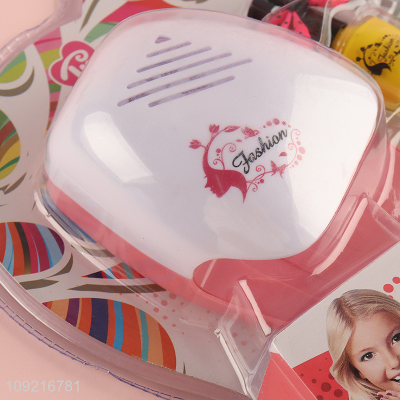 Best selling creative non-toxic children nail art decoration toys set
