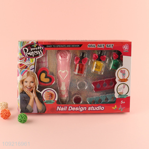 China products children girls pretend play toys nail art set toys