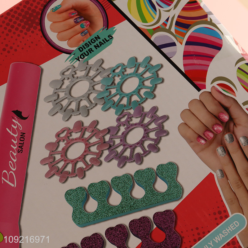 Yiwu market kids girls pretend play toys princess nail art toys