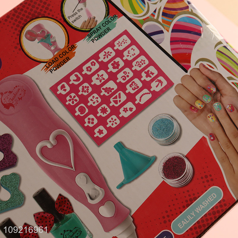 China products children girls pretend play toys nail art set toys