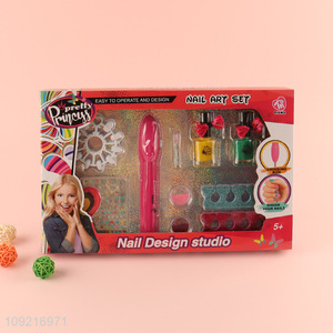 Yiwu market kids girls pretend play toys princess nail art toys