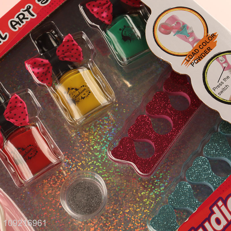 China products children girls pretend play toys nail art set toys