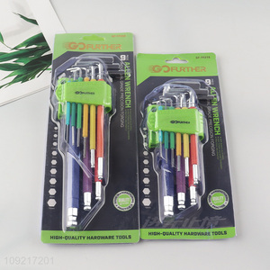 Top selling 9pcs professional ball head hex socket wrench wholesale