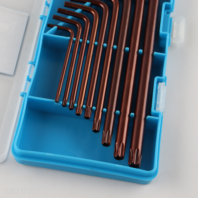 Best selling 9pcs professional hardware tool hex socket wrench set