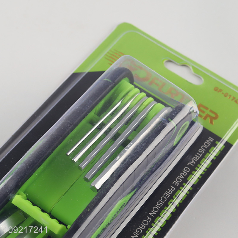 New product folding hex socket wrench set industrial grade hardware tool