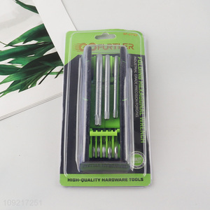 Factory price professional folding inner hex wrench set for sale