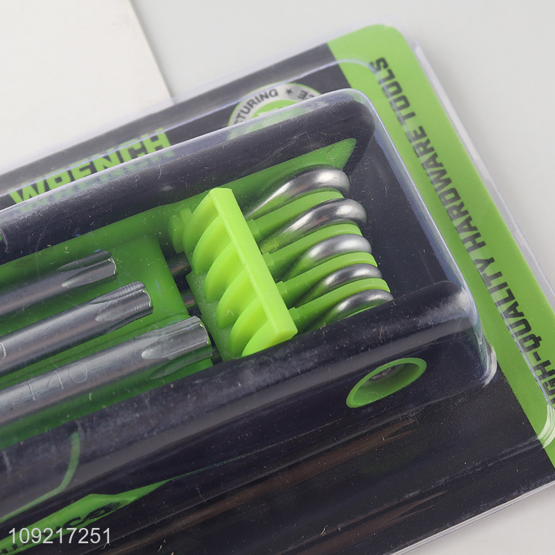 Factory price professional folding inner hex wrench set for sale