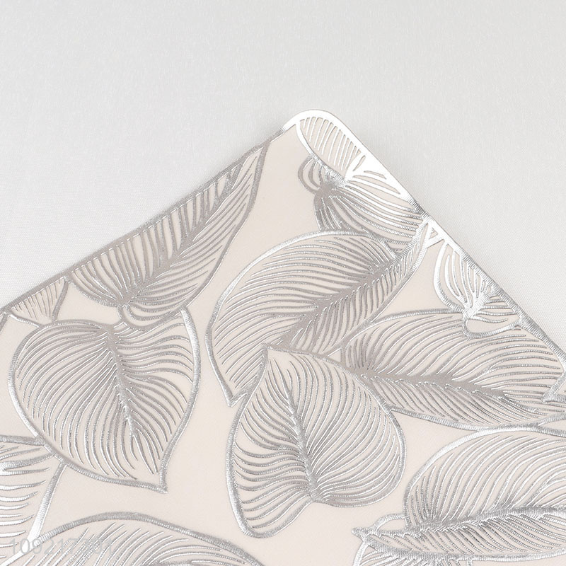Online Wholesale Non-Slip Metallic Placemats Table Mats for Dining Table Decor