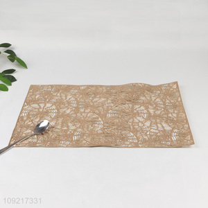 Hot Selling Hollow Out Place Mats Heat Resistant Dining Table Placemats