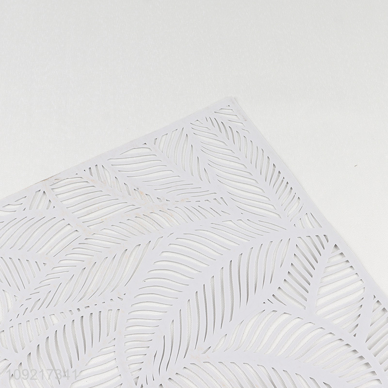 New Product Pressed Vinyl Placemats Non-Slip Washable Wipeable Place Mats