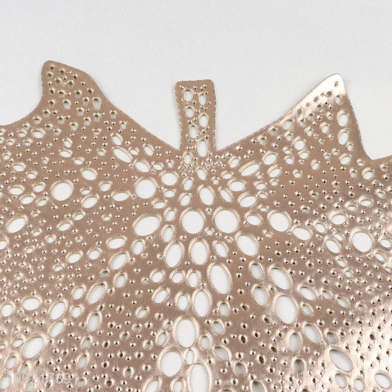 Wholesale Maple Leaf Placemats Washable Waterproof Non-Slip Dinner Table Mats