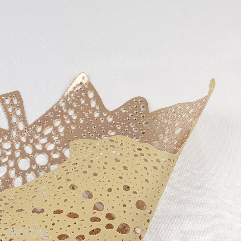 Wholesale Maple Leaf Placemats Washable Waterproof Non-Slip Dinner Table Mats