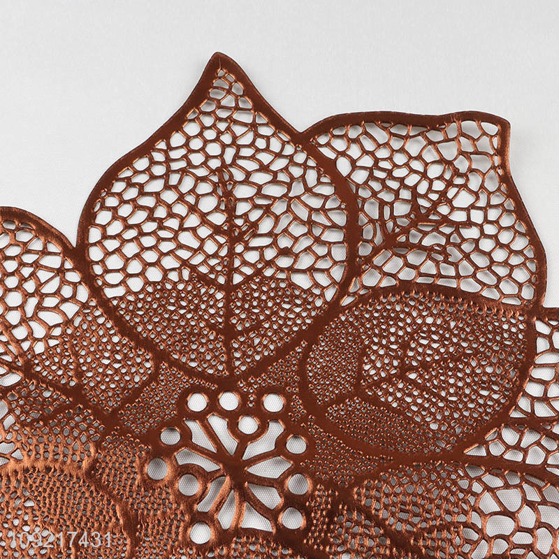 New Product Flower Shaped Place Mats Heat Resistant Dining Table Placemats